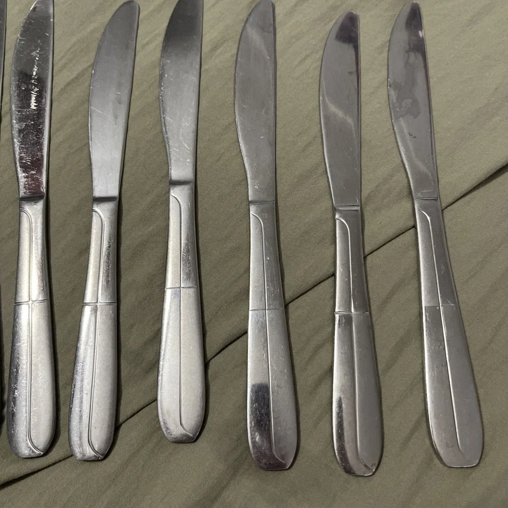 Cambridge Stainless Flatware CBS176  10 Dinner Knives